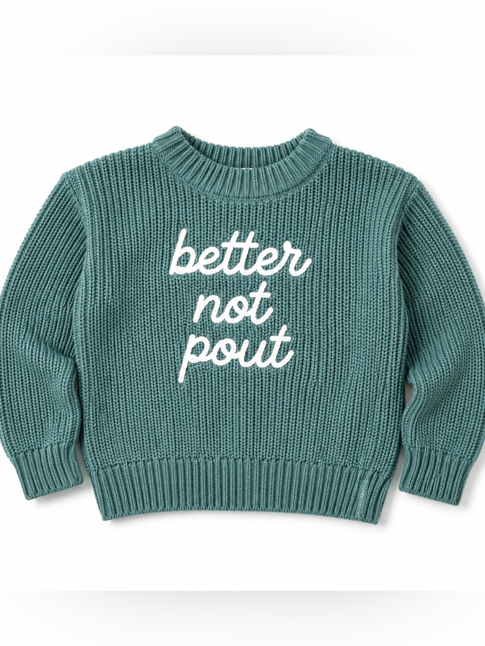 Little Co. Lauren Conrad “Better Not Pout” Holiday Sweater Organic Cotton Size 6